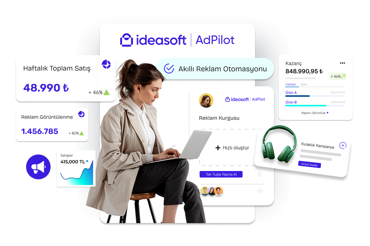 Slider Resmi, ideasoft AdPilot ile reklam yönetiminizi kolaylaştırıp, satışlarınızı artırın.